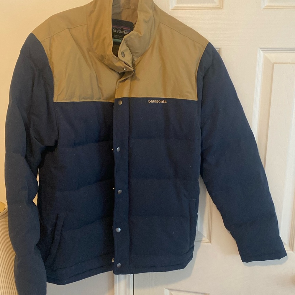 Men’s large Patagonia two tone puffer